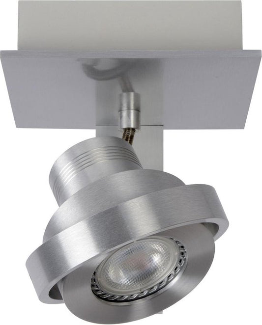 Lucide LANDA - Spot de plafond - LED à intensité variable vers les teintes chaudes - GU10 - 1x5 W 2200 K/3000 K - Chrome mat