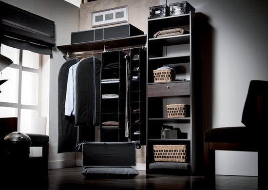 Housse à vêtements Compactor Urban pour costume, noire