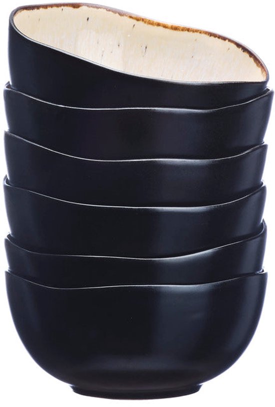 Bol IRIS Ø12cm - 6 pièces - Blanc ivoire