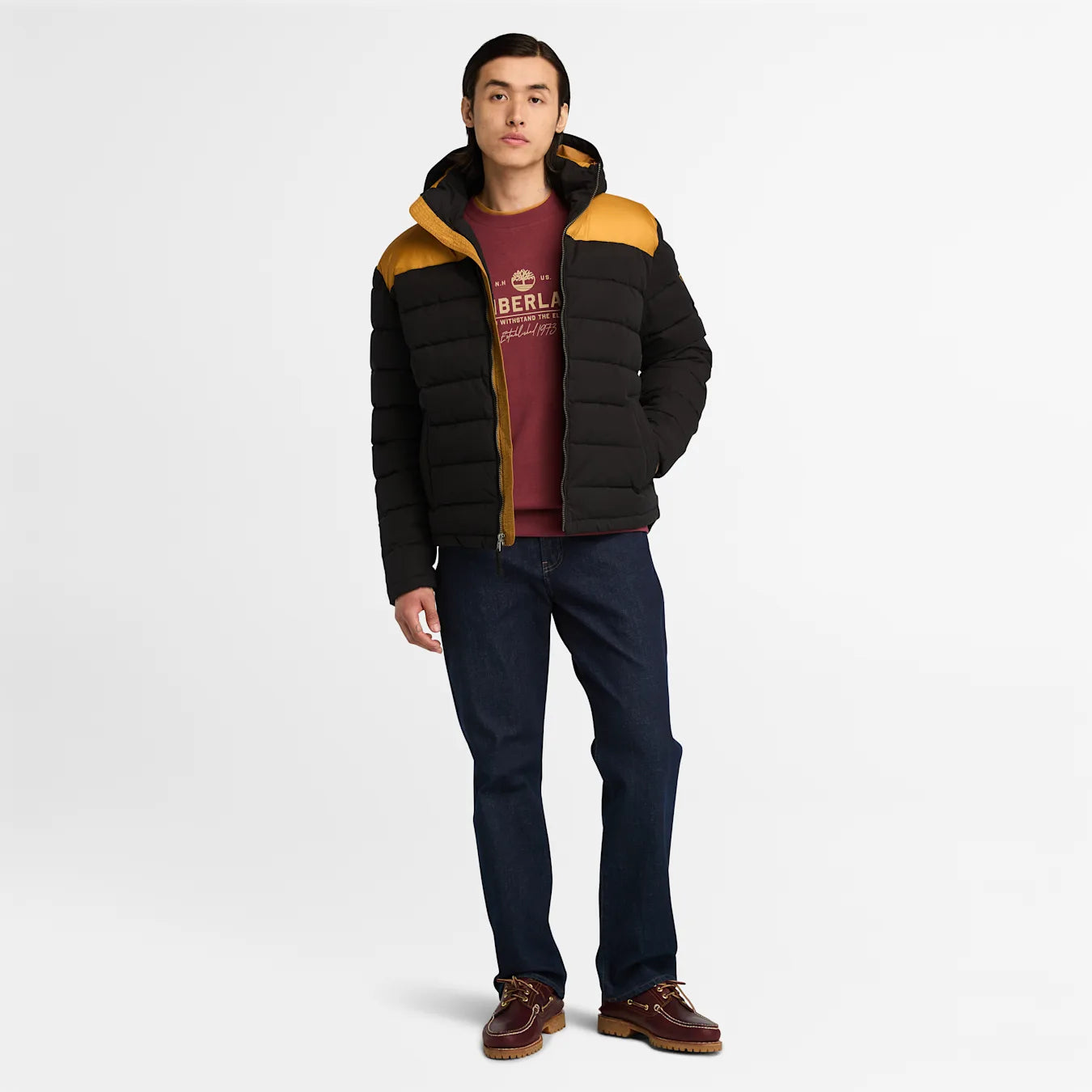 Timberland South Twin Jacket - Regular Fit - Hommes - Noir/Jaune
