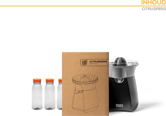 GoodForce Citrus Press - Presse-orange électrique - Presse-fruits - Presse-citron