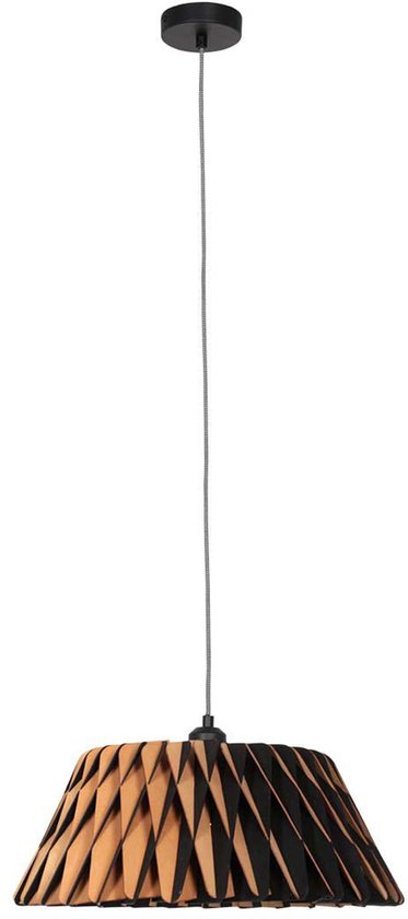 Anne Lighting - suspension - Maze - naturel - bois - Ø 46 cm - E27 - 3490BE