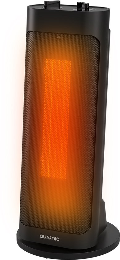 Auronic Fan Heater Pro - Chauffage céramique - Chauffage 2000W - Noir
