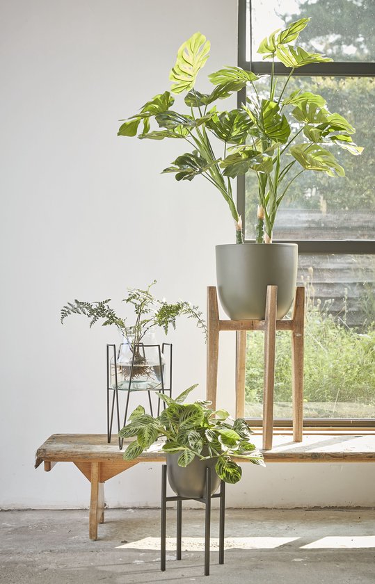 Plante Artificielle Monstera - Mica Decorations - H100 x Ø75 cm - Vert