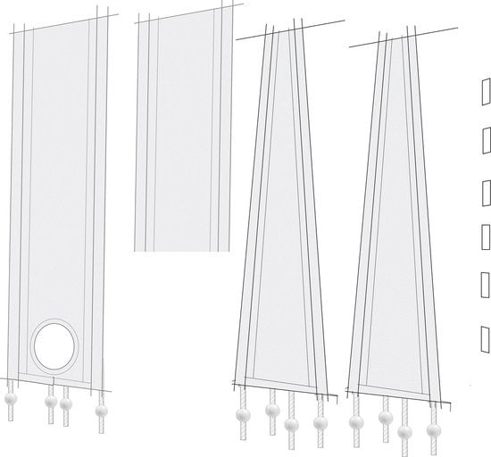 Kit d'étanchéité de fenêtre Lifetime Air Climatiseur mobile - Fenêtre et porte - Universel - 220 x 30cm