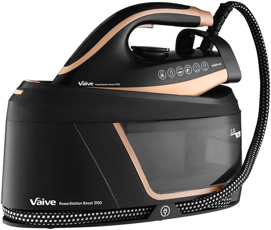 VAIVE PowerStation Boost 3100 Fer à vapeur avec générateur de vapeur - Fer à repasser - Fers à vapeur - 3100W - Station - Réservoir d'eau 2L