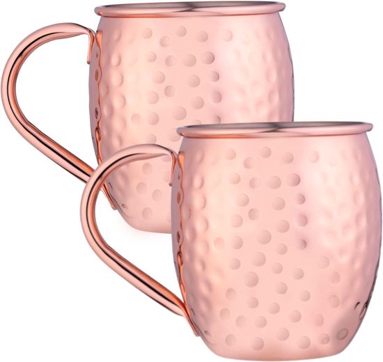 alpina Set à cocktail - 7 pièces - Acier inoxydable - Rose