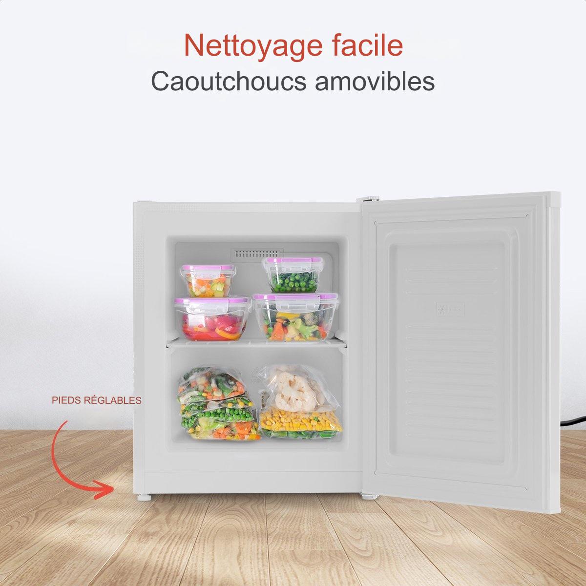 Mini Freezer KitchenBrothers - Compact - 44x47x51 cm - Blanc