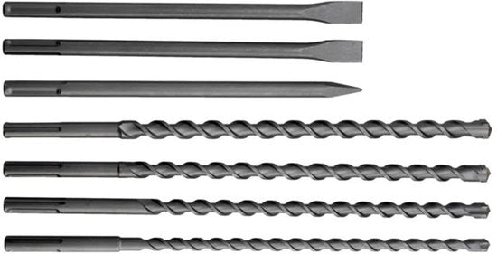 Metabo Accessoires - Set de 7 forets et burins SDS Max 623106000