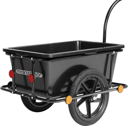 Remorque de vélo - Monzana - 90L - 78x61x50cm - Noir