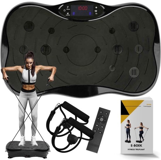 Plateforme vibrante - Zoluko Fitness – 99 niveaux – 5 programmes – Bluetooth & USB – Télécommande