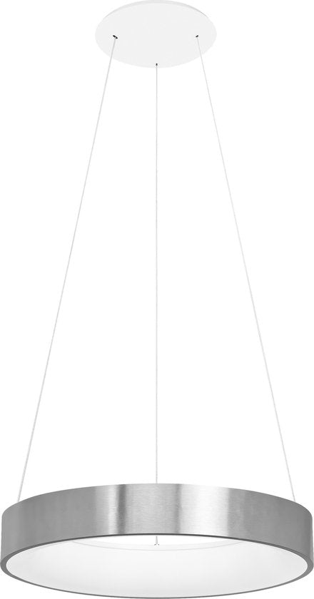 Ledvance - Lampe suspendue avec fonction Biorythme - 450 mm - Aluminium - Dimmable - 2200-5000 K - 500 lm - Silver
