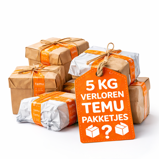 Temu Mystery Box - 5 Kilo - Paquets de Temu perdus non ouverts - Moyen à Grand