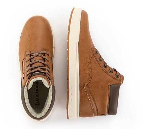 Milanoro Chaussure haute Nevada Cognac Homme - Taille 41