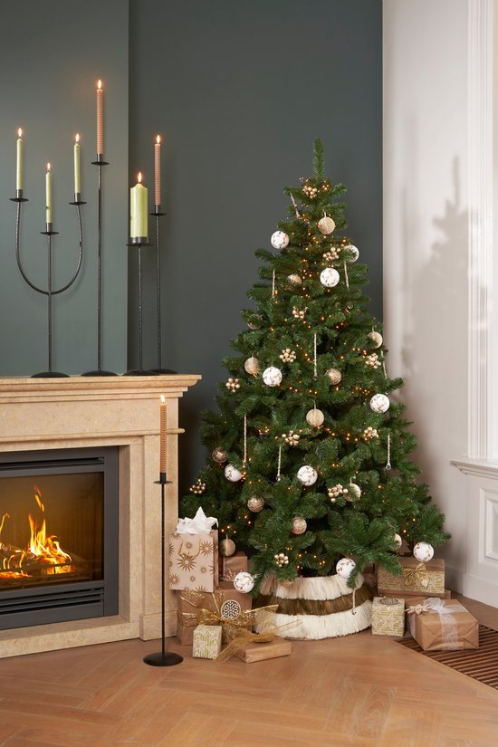 Jupe de sapin de Noël House of Seasons - H26 x Ø58 cm - Jute - Marron