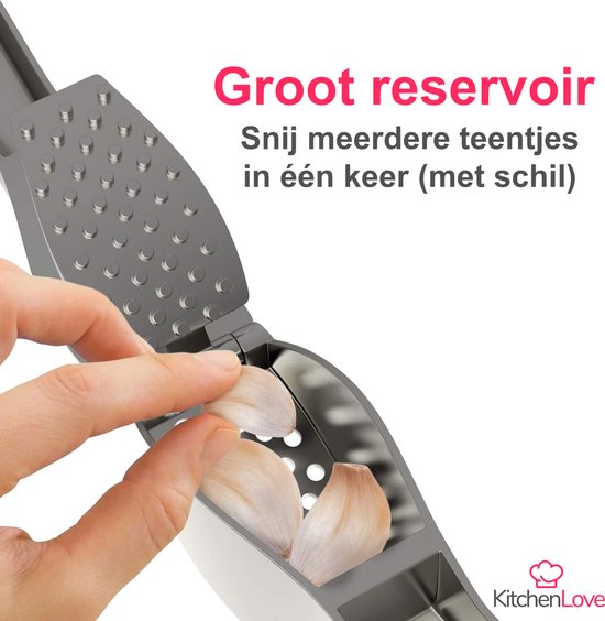 KitchenLove Presse-ail - Presse-ail - Presse-gingembre - Lavable au lave-vaisselle