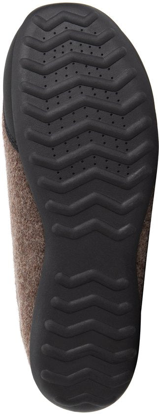 Travelin' Back2Home Homme - Pantoufles - Laine - Marron
