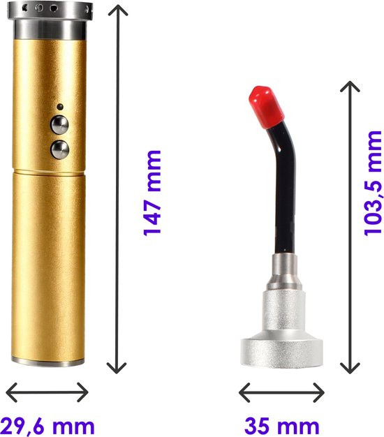 Panacea Red Light Therapy ReviveTorch Lampe portable de luminothérapie rouge