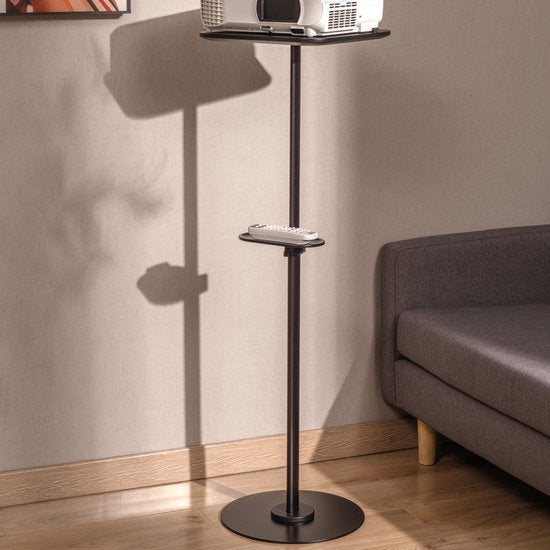VDD - Beamer Tripod - Beamer Bracket - Beamer Stand - Projector Stand - Beamer Holder - Beamer Table - media shelf - black