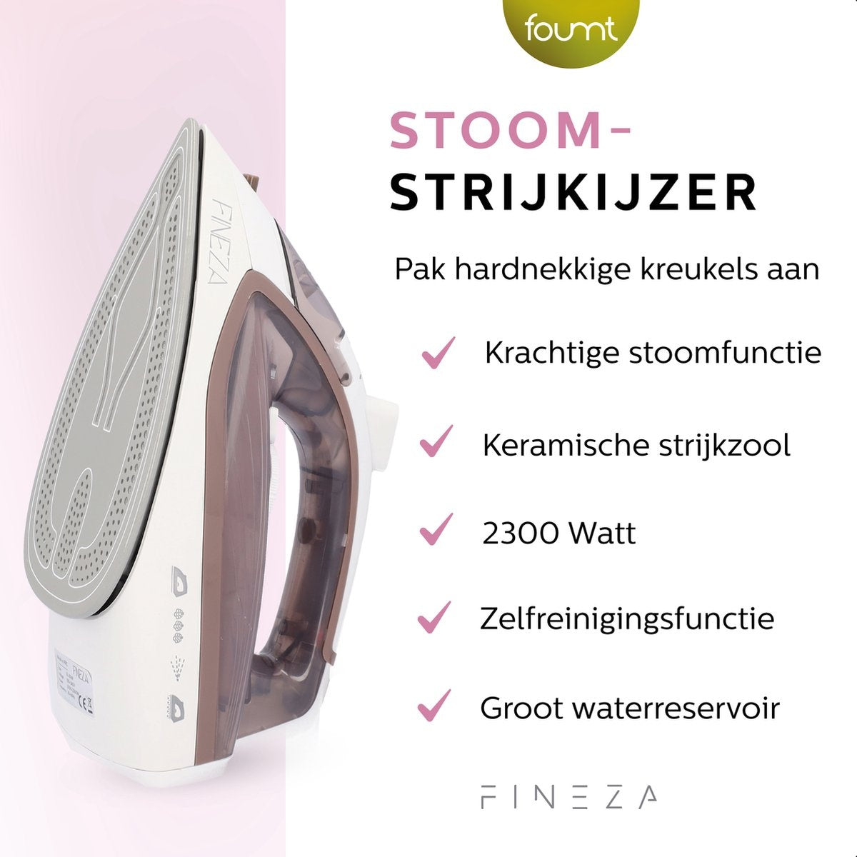 Fineza - Fer à vapeur - Blanc