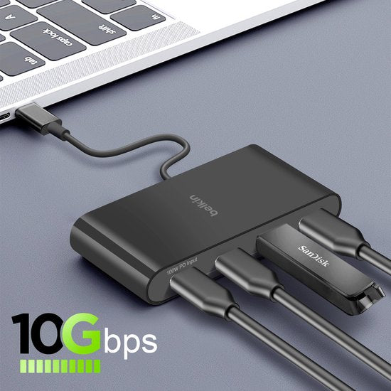 Hub USB Belkin AVC018BTBK noir