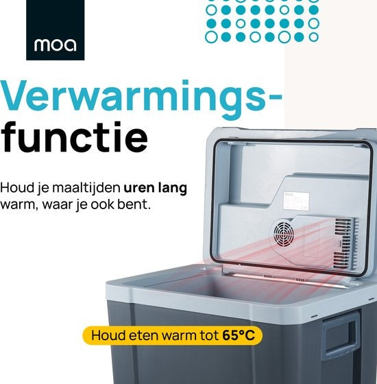 Glacière électrique - MOA - Avec fonction de chauffage - 12V et 230V - 40L