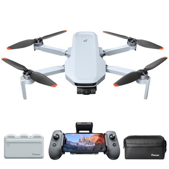Potensic ATOM 2 Fly More Combo EU - Drone 8K - Capteur CMOS 1,2 pouce - Portée de 10 km - Autonomie de vol de 32 minutes - 249 grammes