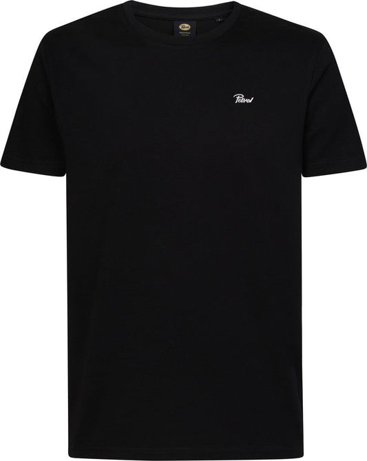 Lot de 3 t-shirts pour homme Petrol Industries - Col rond - Coton - Coupe classique - Lot de t-shirts à manches courtes - Lot de 3 pièces - Noir - Taille XL
