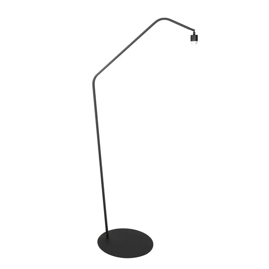 Lampe sur pied Anne Zigzag noire - Intensité réglable - Design moderne - Économe en énergie