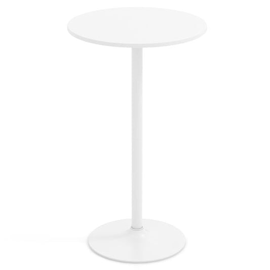 Coast Bistro Table 2-en-1 - Table de bar et table basse ajustable Ø60 cm - Blanc