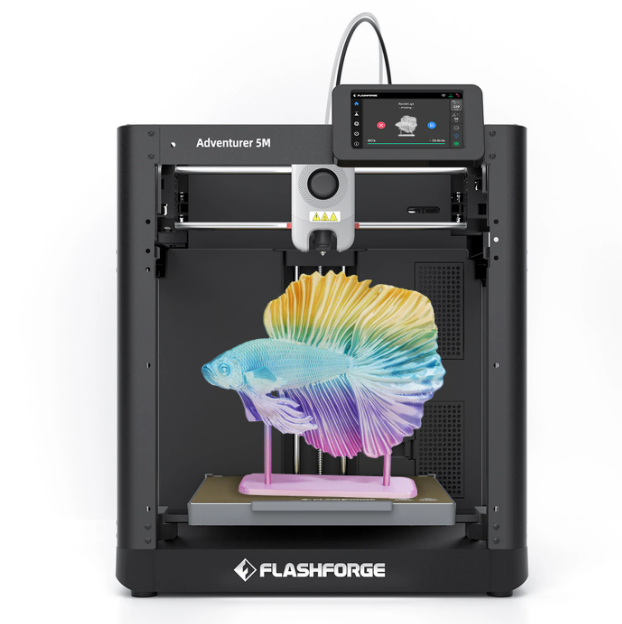 Imprimante 3D FlashForge Adventurer 5M - 600 mm/s - 220 x 220 x 220 mm - Extrudeuse directe