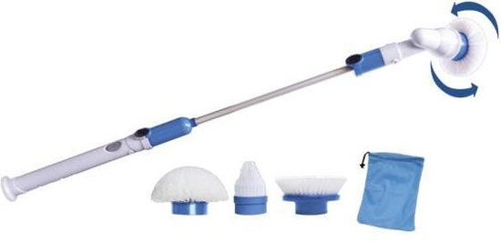 MediaShop Brosse de nettoyage Hurricane Spin Scrubber, turquoise, lot de 7