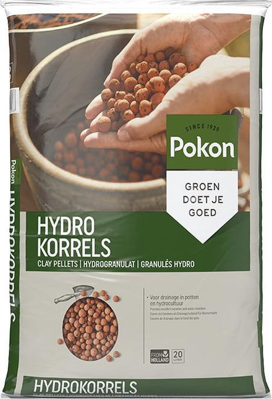 Pokon Hydro grains - 20l - Grains d'argile - Bon pour le drainage