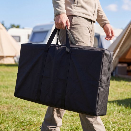 Cuisine de camping Tristar – Pliable – 100 x 50 cm – Avec évier – Structure en aluminium – Meuble de camping et cuisine d'extérieur – Sac de transport inclus – Pieds réglables – KI-0825