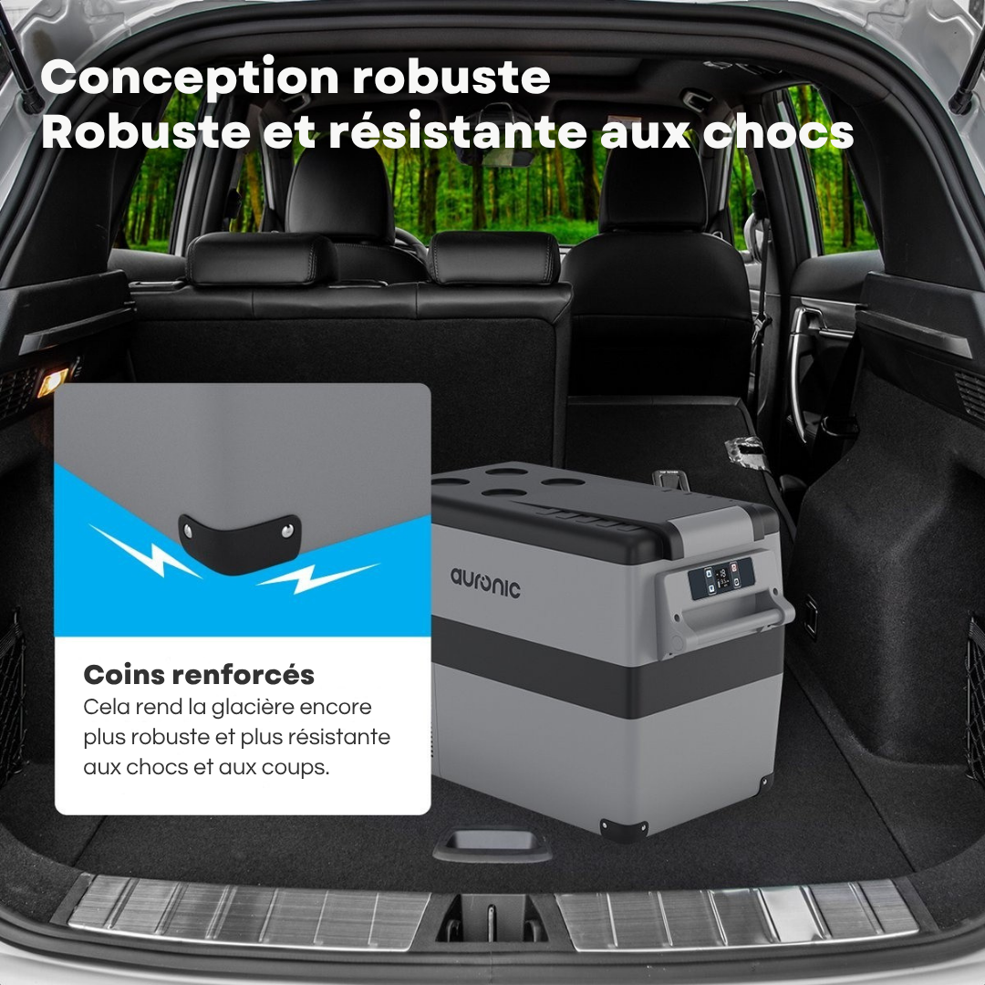 Auronic Electric Compressor Coolbox - Coolbox - 40.5L - 12V et 240V - Gris