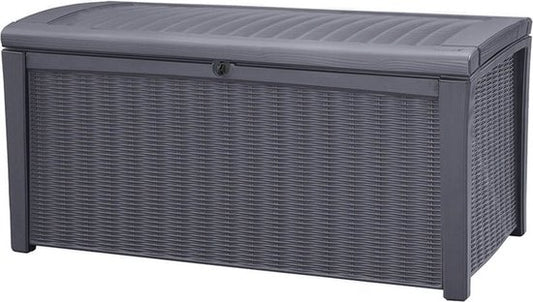 Keter - Borneo boîte de rangement - 416 litres - 129,5 x 62,5 x 70 cm - Anthracite