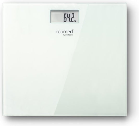 ecomed by Medisana PS-72E V2 Pèse-personne numérique Capacité maximale : 150 kg Blanc