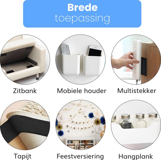 Velcro auto-adhésif Luft - Bande - à coudre - Velcro - Bande Velcro