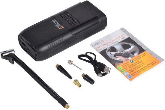 Compresseur d'air sans fil Technaxx Germany TX-321 - 10 bars max.