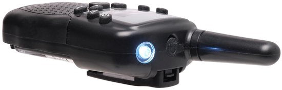 Denver Talkie-walkie - 8 canaux - Jusqu'à 5 km de portée - Lot de 2 - Lampe de poche - WTA449