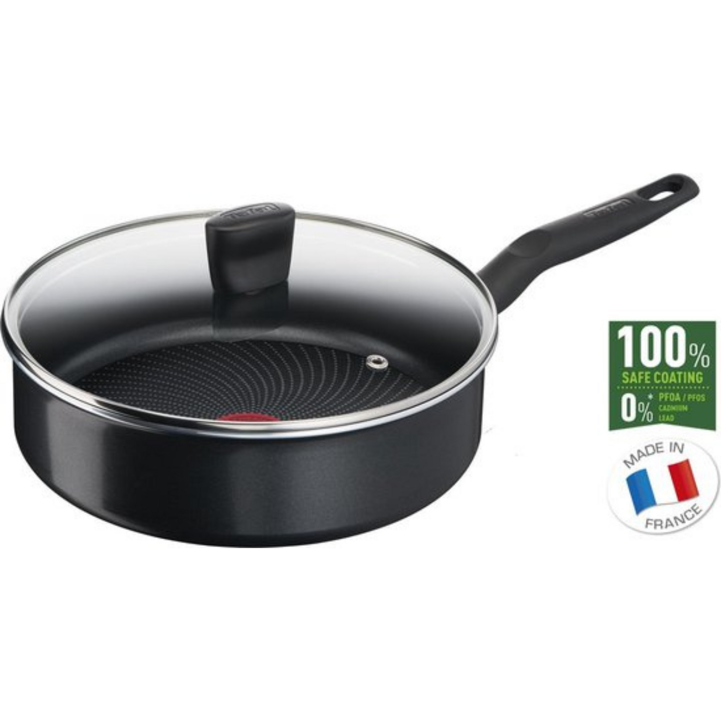 Poêle à frire – Tefal – 24 cm – Revêtement titane – Tous feux dont induction – Fabriquée en France