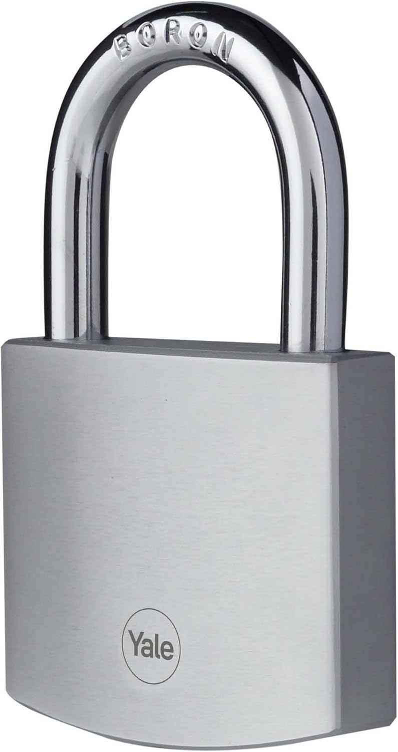 Cadenas de haute sécurité Yale - laiton et chrome - 60 mm - Lot de 2 (Y120DB/60/135/2)