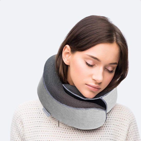 Oreiller cervical avion/voiture - oreiller de voyage - mousse à mémoire de forme - oreiller cervical ergonomique - oreiller de voyage - mousse à mémoire de forme