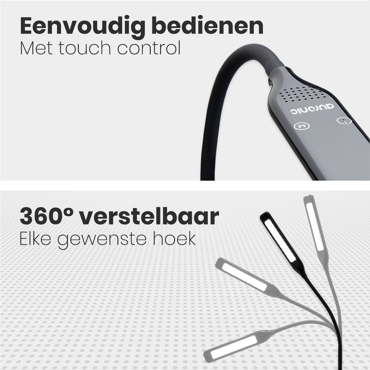 Auronic Floor Lamp - Lampadaire LED - Adapté au salon - Dimmable - Noir