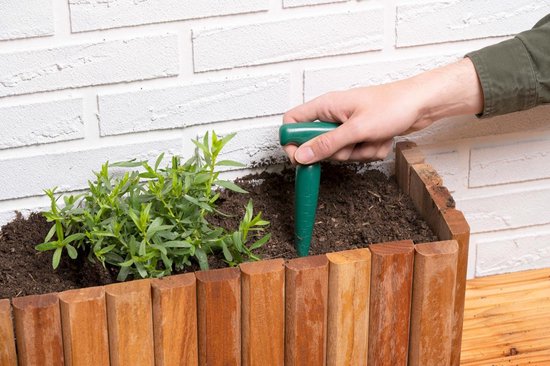 BLACK+DECKER Bâton de Plantation avec Indications de Taille 0-10CM - Plantation de Bulbes - Parfait pour la plantation de graines - 11 x 17.4 x 2.5 CM - Vert