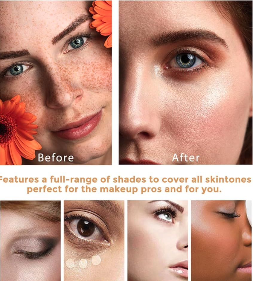 Fond de teint Faas TLM - Fond de teint changeant - S'adapte au teint - Hydratant et hypoallergénique - Tenue 24 heures - Waterproof - Maquillage Ultra HD - Facteur de protection solaire 15
