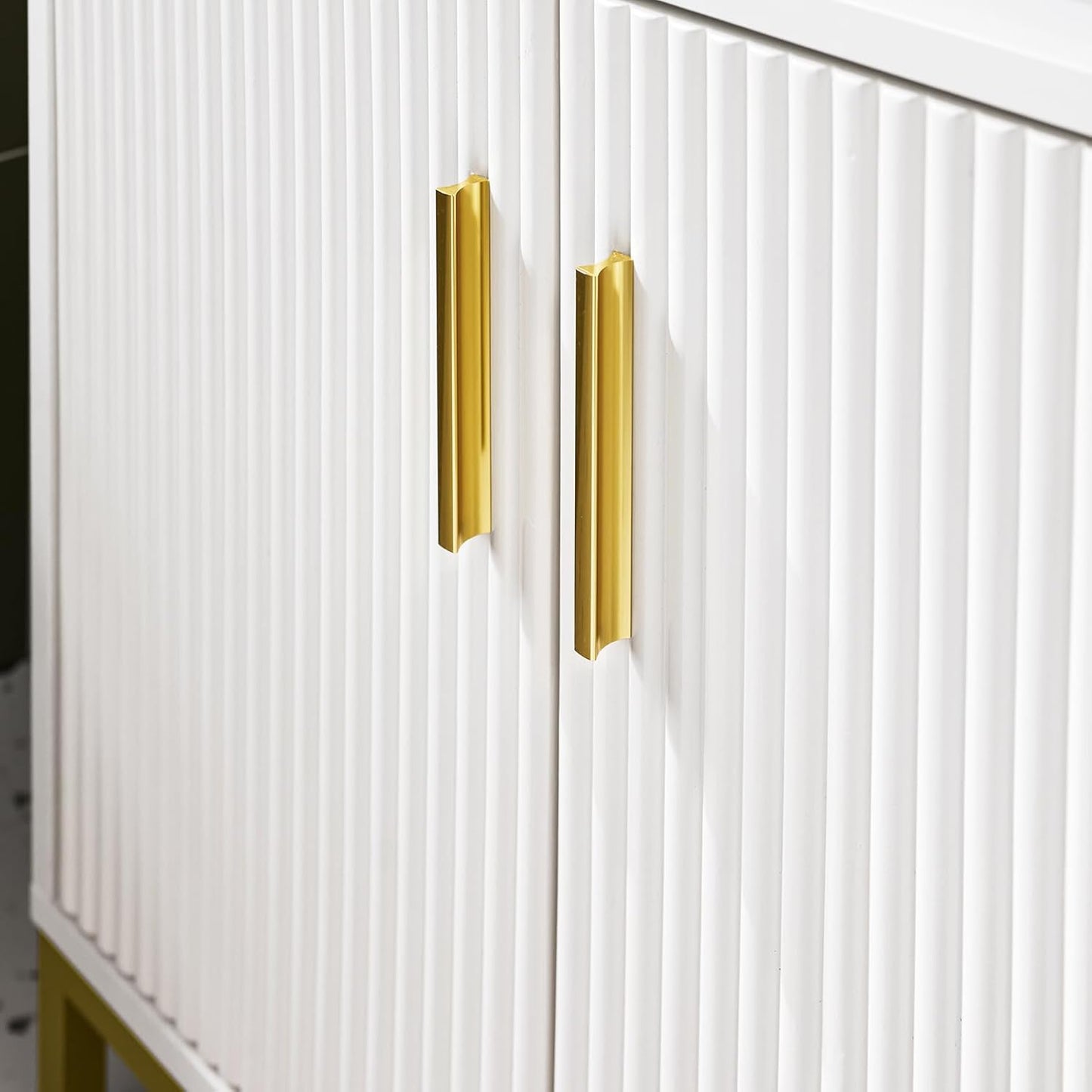 SoBuy Salle de bain Meuble bas 60x30x59 cm - Blanc - Meuble sous-vasque avec 2 portes et 2 étagères - Modèle BZR179-W