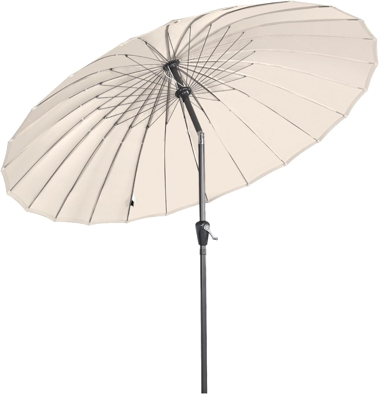 Angel Living Parasol Rond - Ø250 cm - Solide - Beige