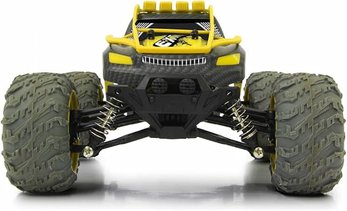 Jamara - Extron Junior Truggy - 4WD High-Speed RC Car - Echelle 1:14 - Plastique - Jaune/Gris