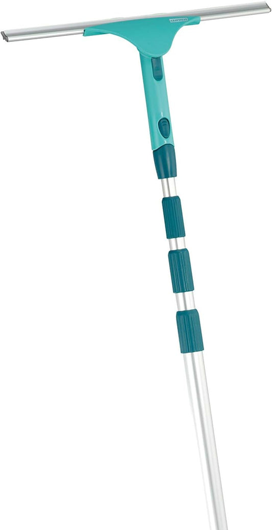 Leifheit - Window Slider XL Set avec microfibre et manche télescopique